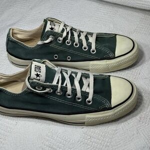 Converse Vintage Made In USA Green Chuck Taylor Low Vintage Sz‎ 6.5